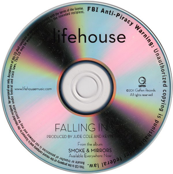 Accords et paroles Falling In Lifehouse