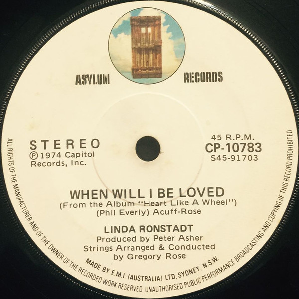Accords et paroles It Doesn't Matter Anymore Linda Ronstadt