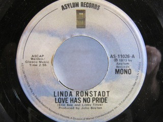 Accords et paroles Love Has No Pride Linda Ronstadt