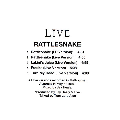 Accords et paroles Rattlesnake Live