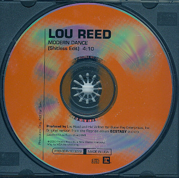 Accords et paroles Modern Dance Lou Reed