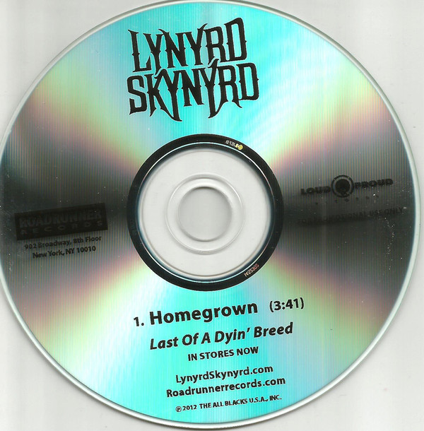Accords et paroles Homegrown Lynyrd Skynyrd