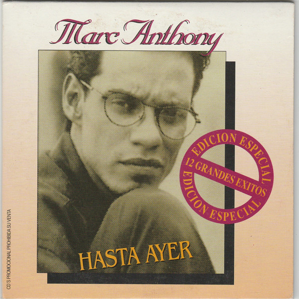 Accords et paroles Hasta Ayer Marc Anthony