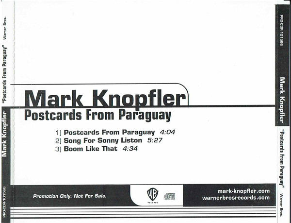 Accords et paroles Postcards From Paraguay Mark Knopfler