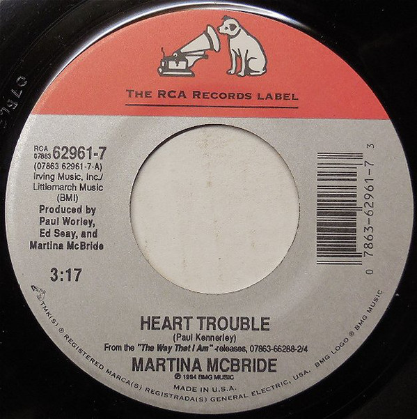 Accords et paroles Heart Trouble Martina McBride