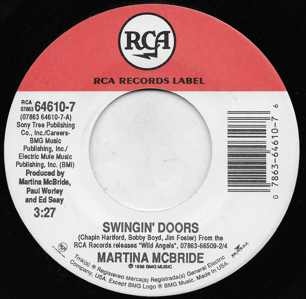 Accords et paroles Swingin' Doors Martina McBride