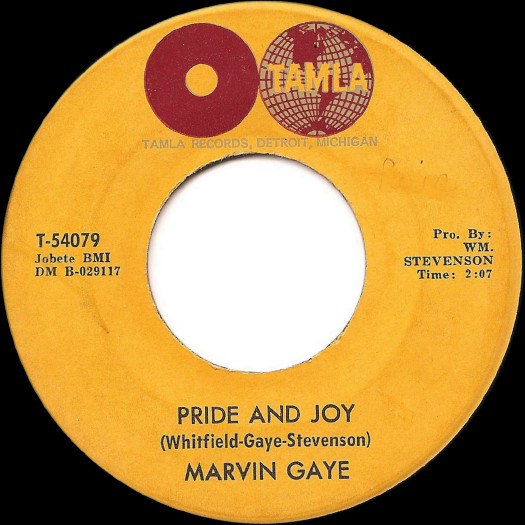 Accords et paroles Pride And Joy Marvin Gaye