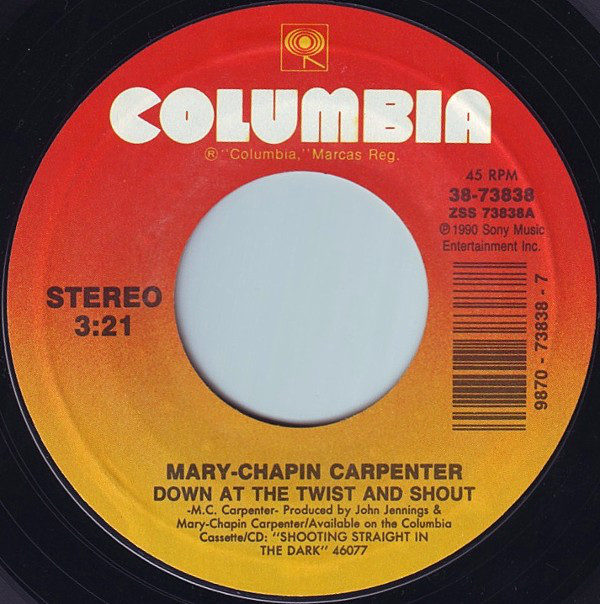 Accords et paroles Down At the Twist and Shout Mary Chapin Carpenter