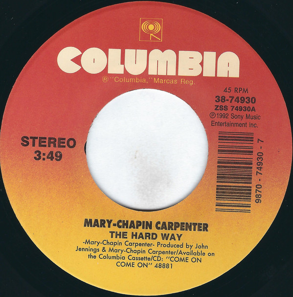 Accords et paroles Goodbye Again Mary Chapin Carpenter