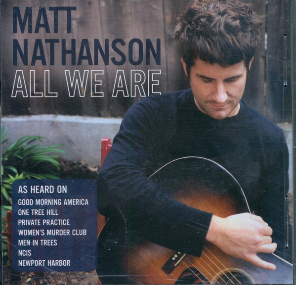 Accords et paroles All We Are Matt Nathanson