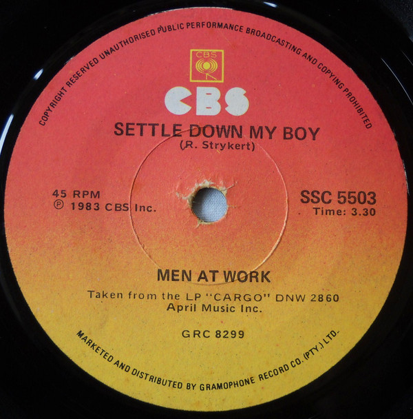 Accords et paroles No Sign Of Yesterday Men At Work