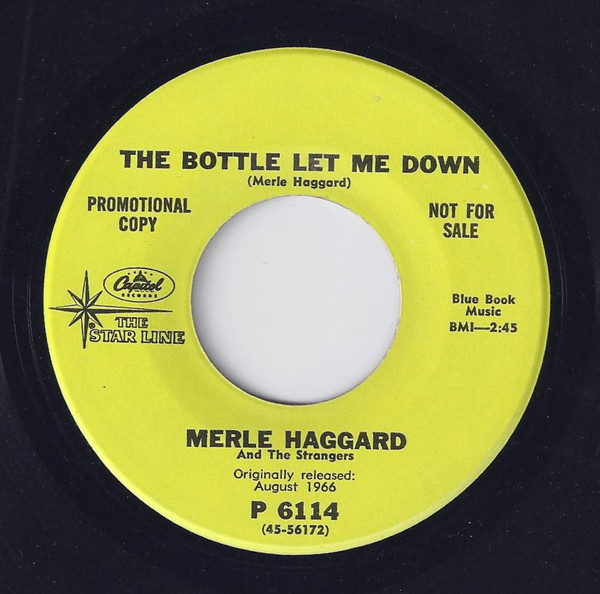 Accords et paroles The Bottle Let Me Down Merle Haggard