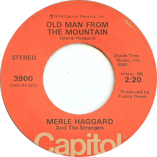 Accords et paroles Old Man From The Mountain Merle Haggard