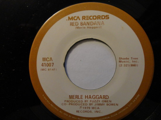 Accords et paroles Red Bandana Merle Haggard