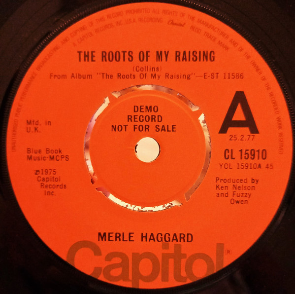 Accords et paroles The Roots Of My Raising Merle Haggard