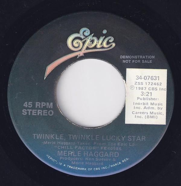 Accords et paroles Twinkle Twinkle Lucky Star Merle Haggard