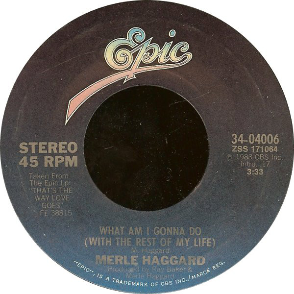 Accords et paroles What Am I Gonna Do (with The Rest Of My Life) Merle Haggard