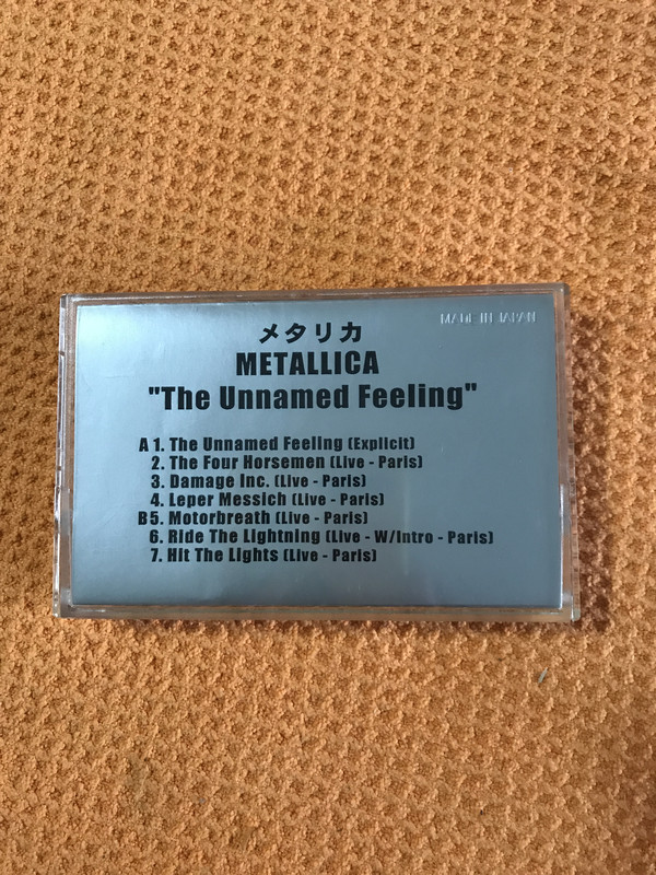 Accords et paroles The Unnamed Feeling Metallica