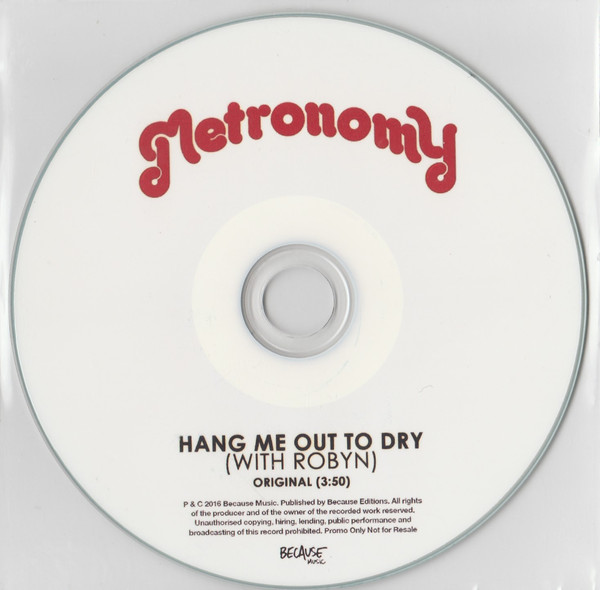 Accords et paroles Hang Me Out To Dry Metronomy