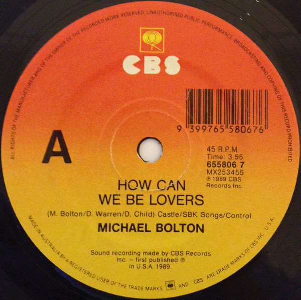 Accords et paroles How Can We Be Lovers Michael Bolton