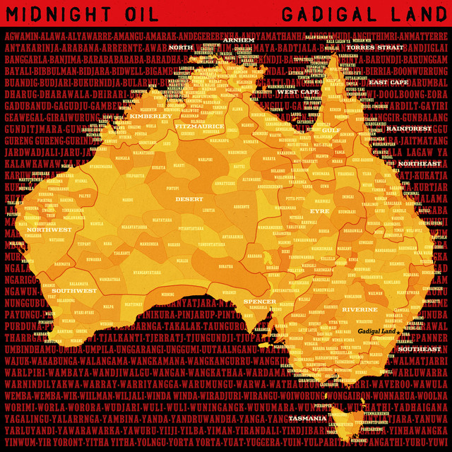 Accords et paroles Gadigal Land Midnight Oil