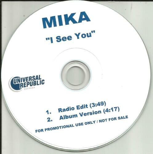 Accords et paroles I See You MIKA