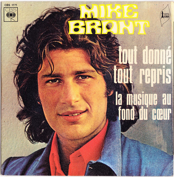 Accords et paroles Tout donné, tout repris Mike Brant