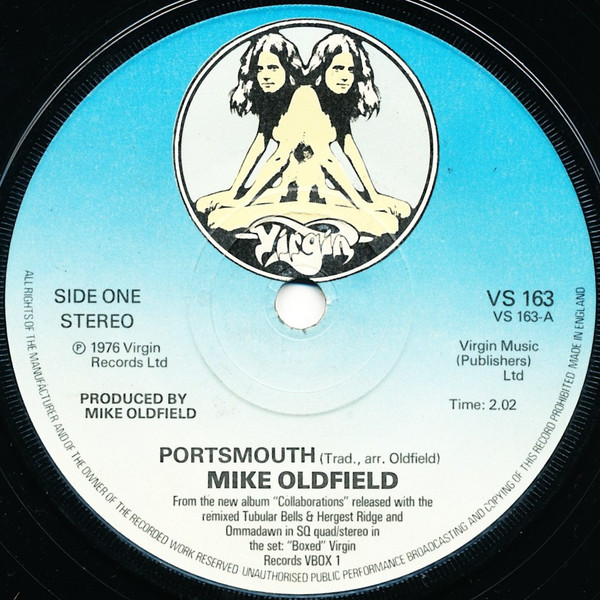 Accords et paroles Portsmouth Mike Oldfield