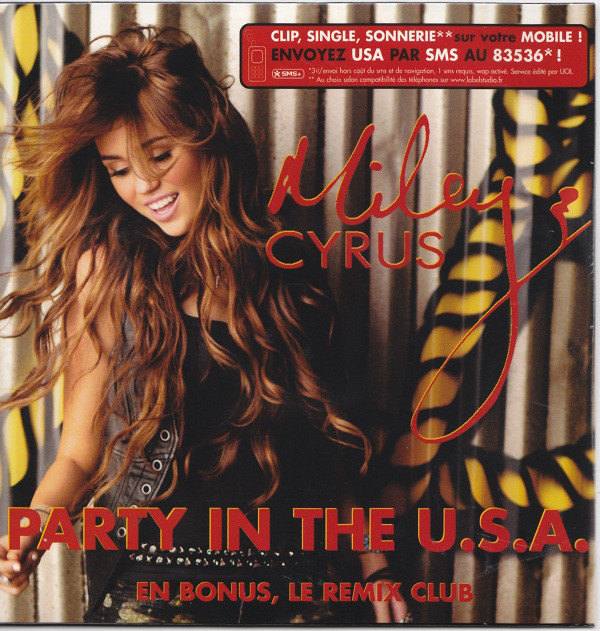 Accords et paroles Party In The U.S.A. Miley Cyrus