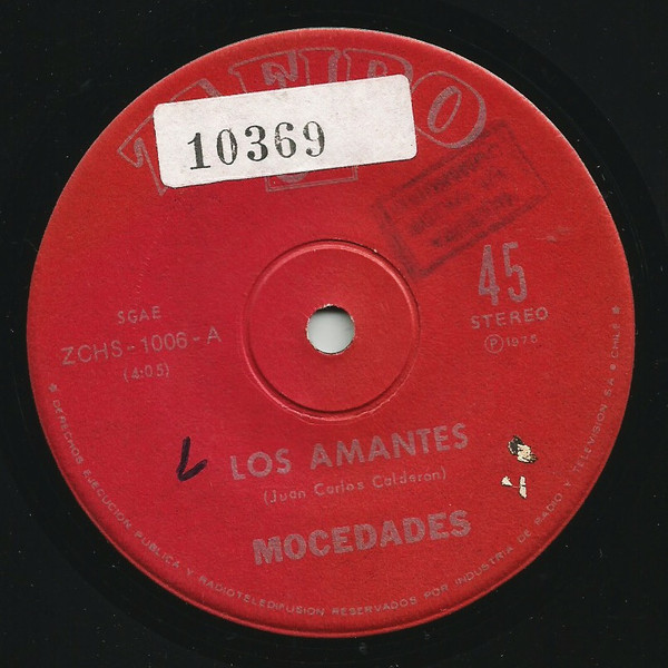 Accords et paroles Soledades Mocedades