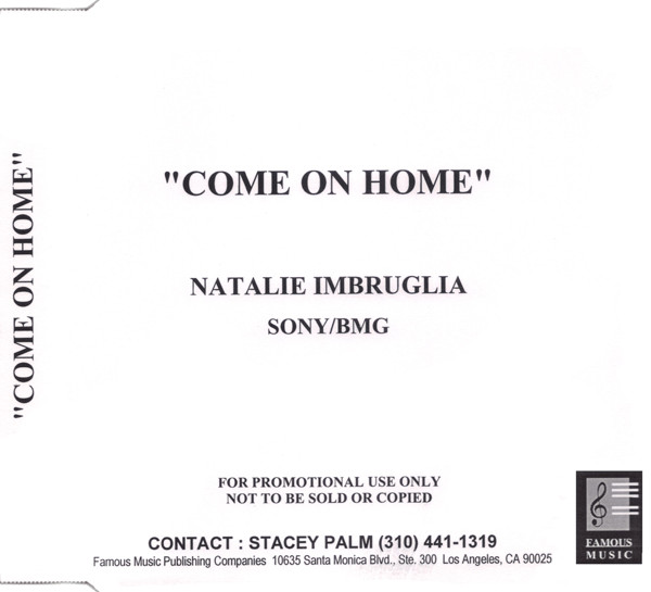 Accords et paroles Come On Home Natalie Imbruglia