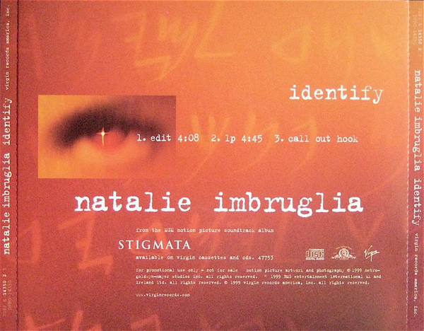 Accords et paroles Identify Natalie Imbruglia