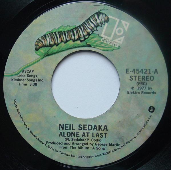 Accords et paroles Alone At Last Neil Sedaka