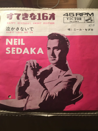 Accords et paroles Happy Birthday Sweet Sixteen Neil Sedaka