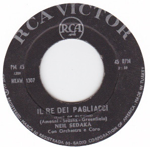 Accords et paroles Il Re Dei Pagliacci Neil Sedaka