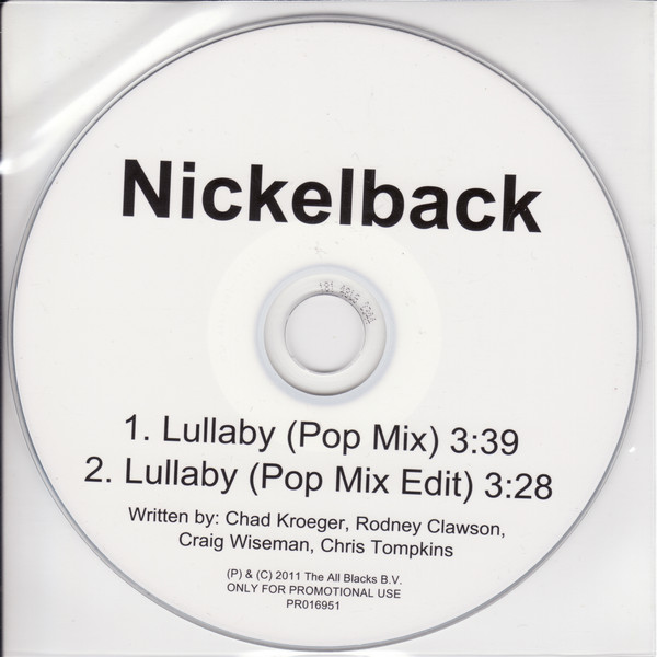 Accords et paroles Lullaby Nickelback