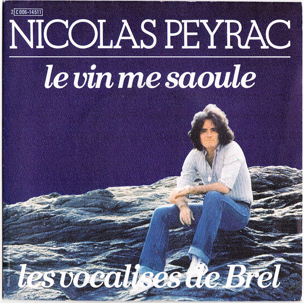 Accords et paroles Le vin me saoule Nicolas Peyrac