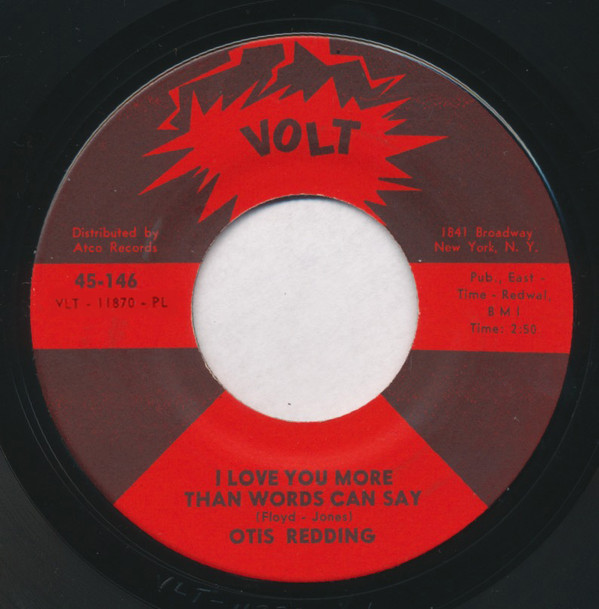 Accords et paroles I Love You More Than Words Can Say Otis Redding