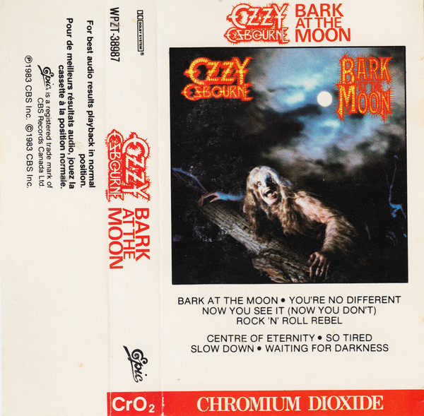 Accords et paroles Bark At The Moon Ozzy Osbourne