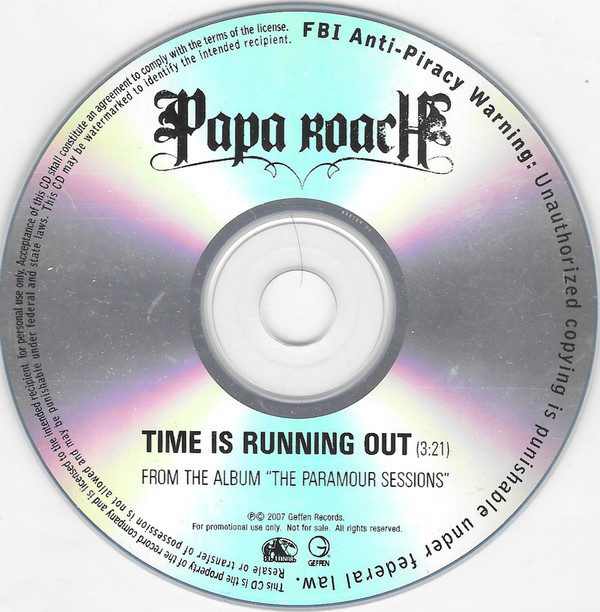 Accords et paroles Time Is Running Out Papa Roach
