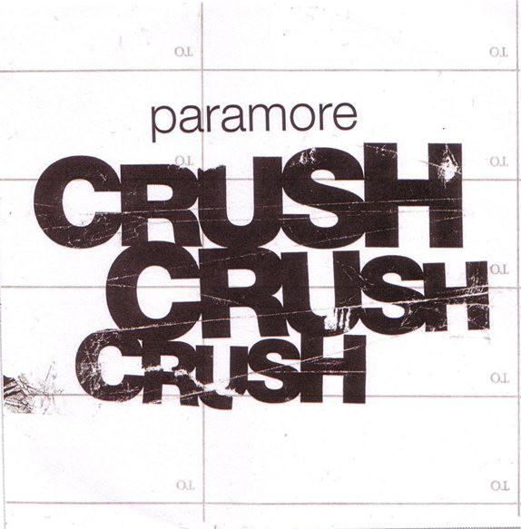Accords et paroles Crush Crush Crush Paramore