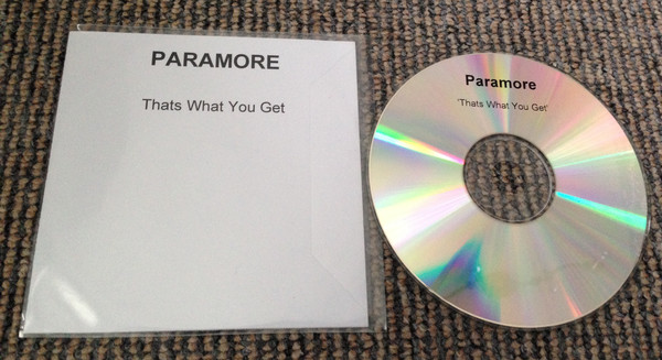 Accords et paroles That What You Get Paramore