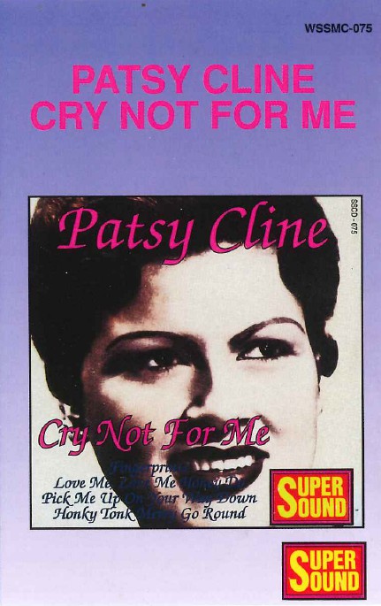 Accords et paroles Cry Not For Me Patsy Cline