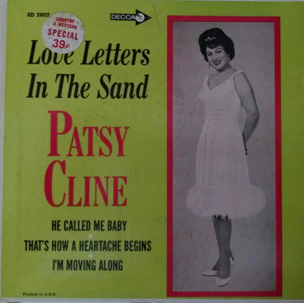 Accords et paroles Love Letters In The Sand Patsy Cline
