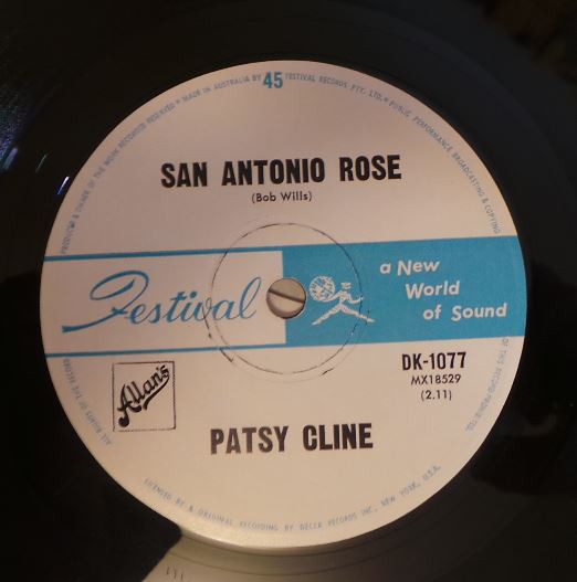 Accords et paroles San Antonio Rose Patsy Cline