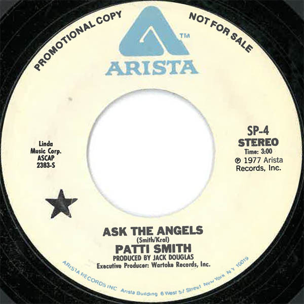 Accords et paroles Ask The Angels Patti Smith