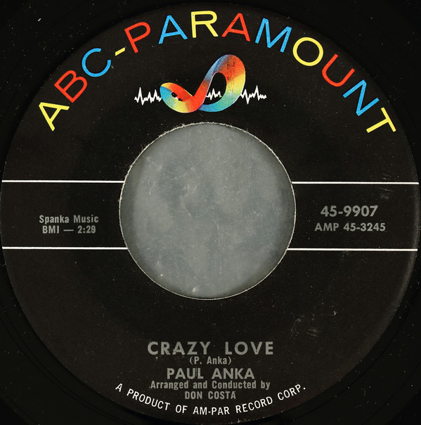 Accords et paroles Crazy Love Paul Anka