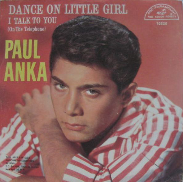 Accords et paroles Dance On Little Girl Paul Anka