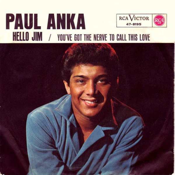 Accords et paroles Hello Paul Anka