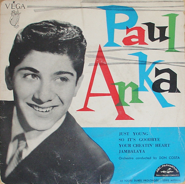 Accords et paroles Just Young Paul Anka